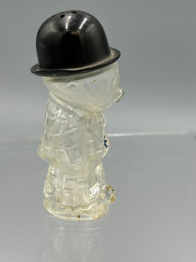 Vintage MOON MULLINS Glass Figural CANDY CONTAINER E&A 534 Shaker