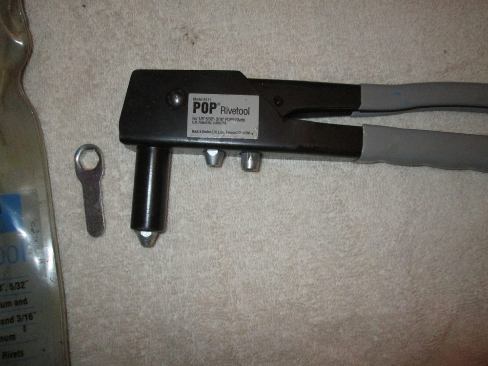 'POP' Rivetool K111 Heavy Duty Reverse Spring Action One Hand Operation