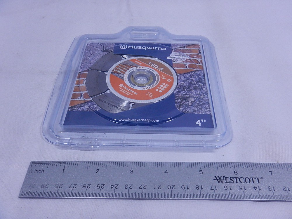 4" TSDS segmented Diamond Saw Blade by Husqvarna 542761408 TF