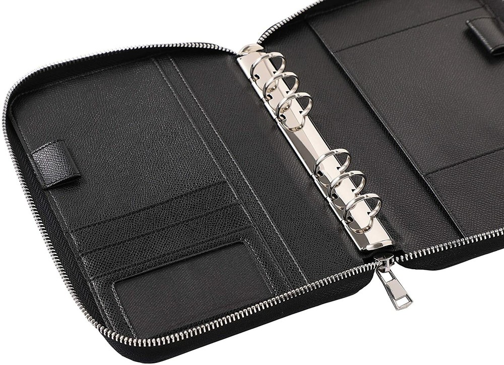 Franklin Planner Microfiber Zipper Binder Compact Bible Size Ring diameter 20mm