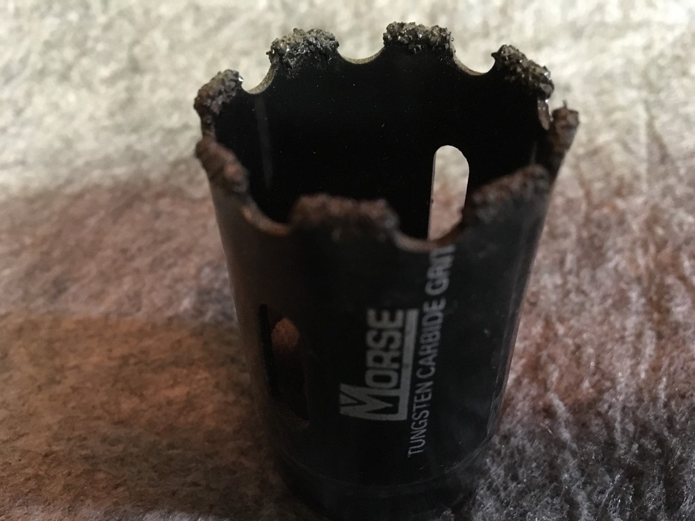 Morse 1-3/8" Carbide hole saw