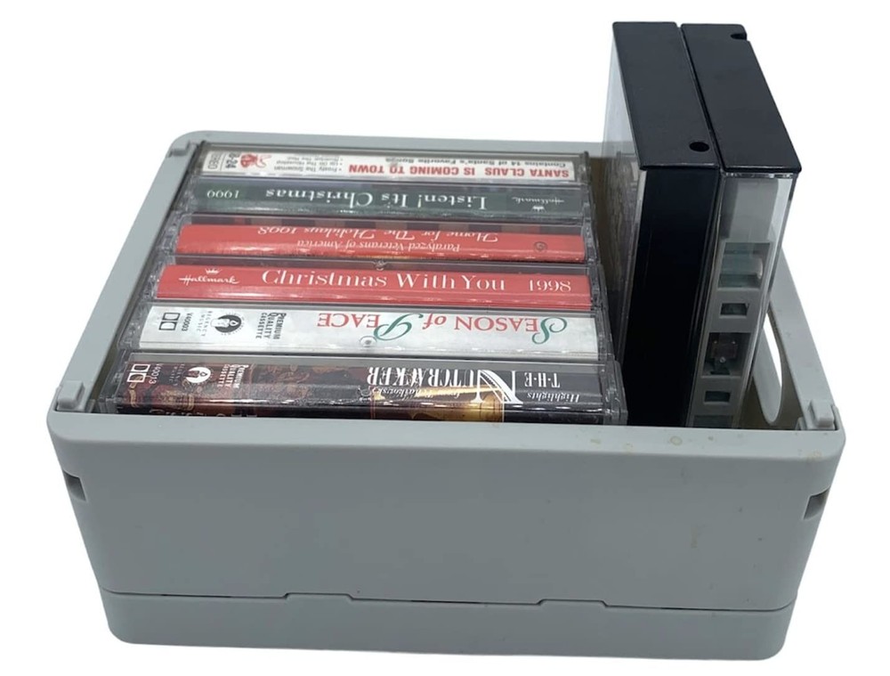 RecordHappy Cassette Tape Storage Box Organizer – Collapsible Holder Display ...