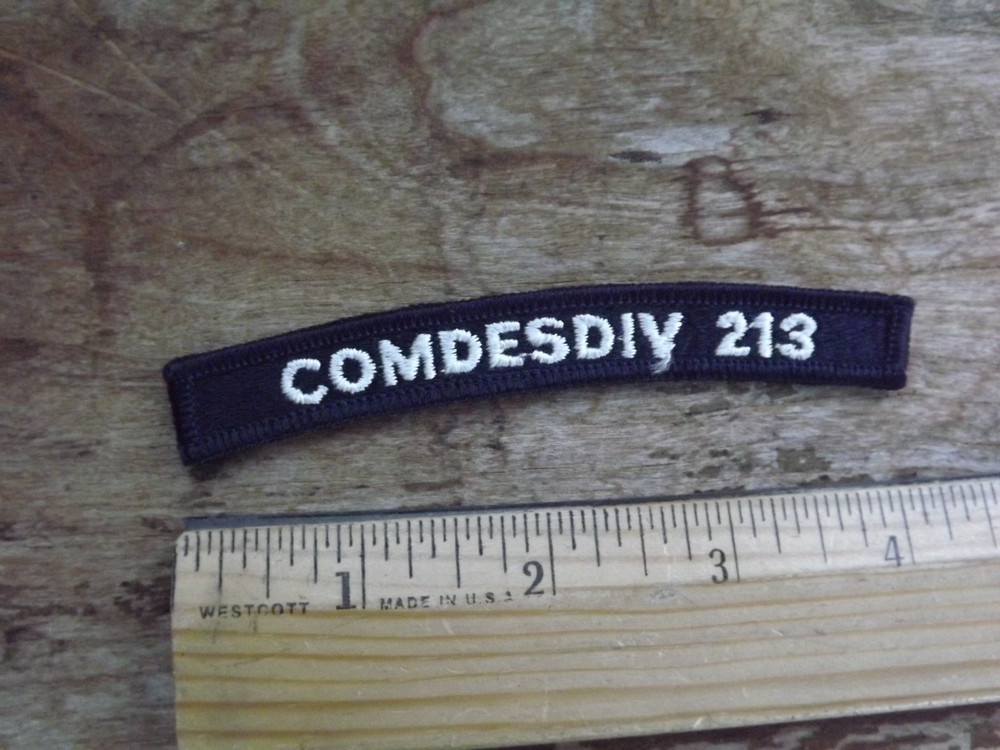 Navy COMDESDIV 213 Tab - INV# C1387