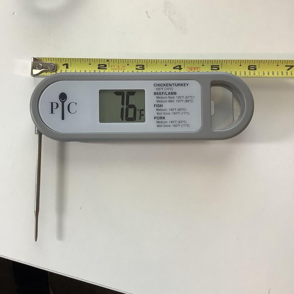 Pampered Chef INSTANT READ THERMOMETER with TEMPERATURE PROBE - Fast & Accurate