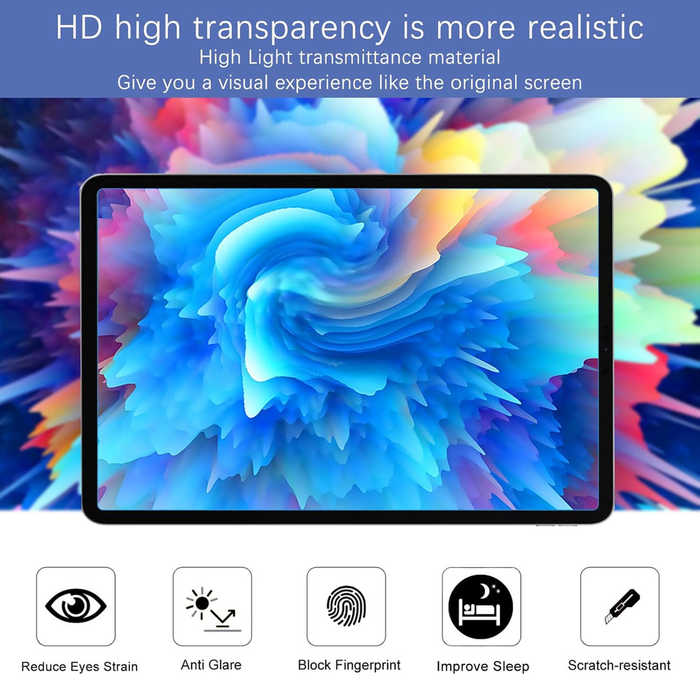 2-Pack anti Blue Light Screen Protector for Samsung Galaxy Tab A9+ plus (11 Inch