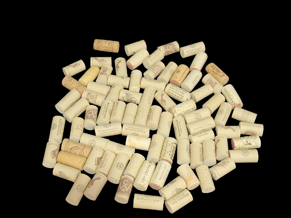 84 Used Wine Corks Variety Recycle Upcycle Crafts Art