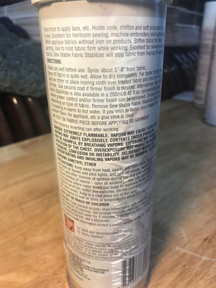 HELMAR SEW STABLE FABRIC STABILIZER 14.11 oz. T