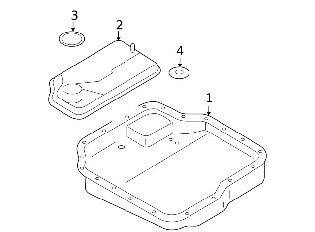 Genuine Ford Automatic Transmission Filter O-Ring XS4Z-7Z302-AA