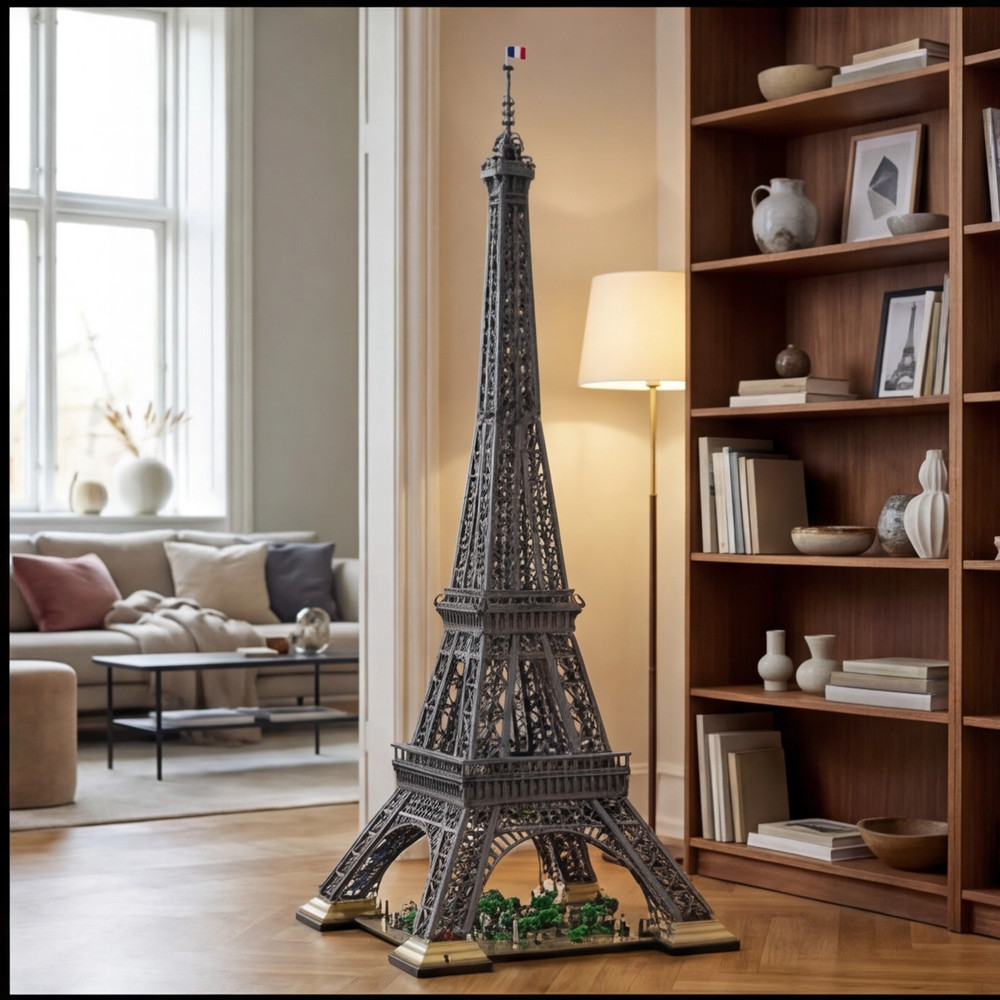 1.5m Eiffel Tower 10307 10001PCs Paris Architecture Model Building Assembly Kit