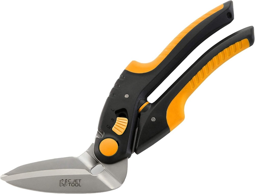 10" Heavy Duty Professional Scissors - Ergonomic Multi-Purpose Tool in Orange