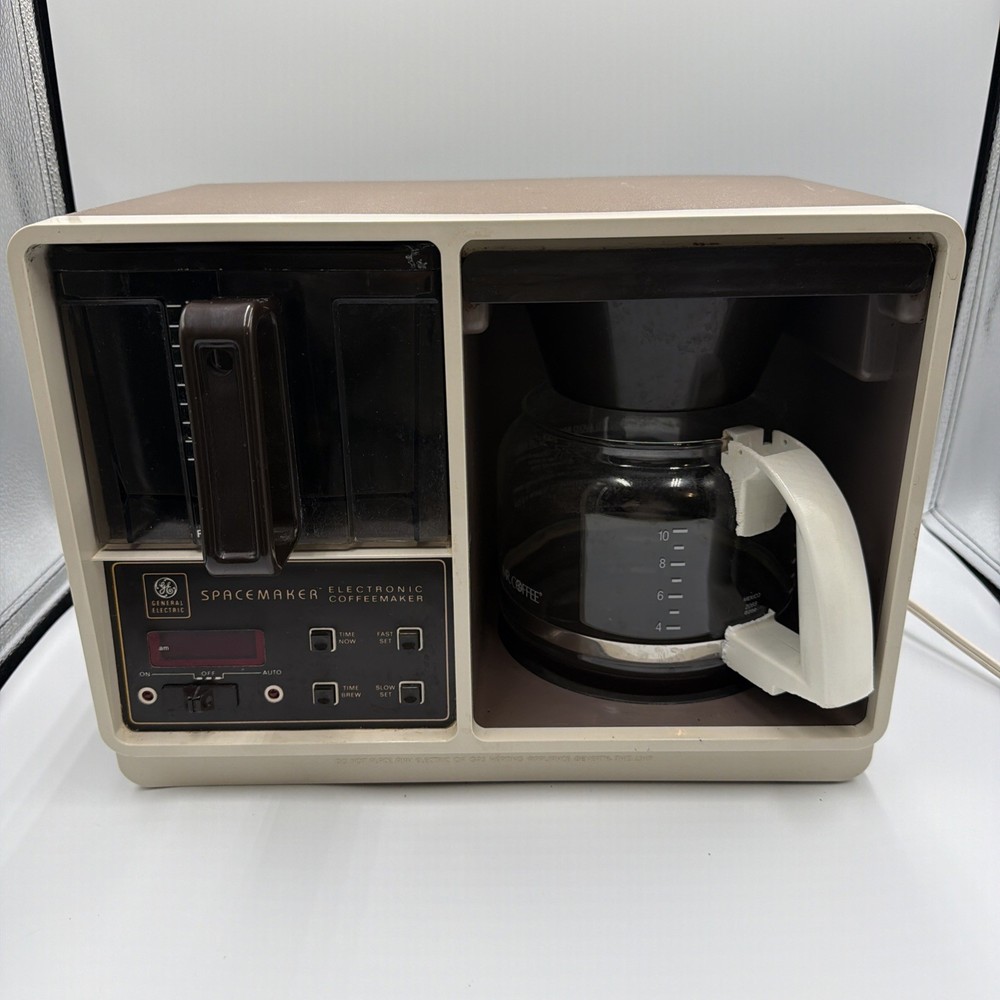 VTG General Electric Spacemaker 10-Cup Automatic Drip Coffee Maker Model B1SDC-3