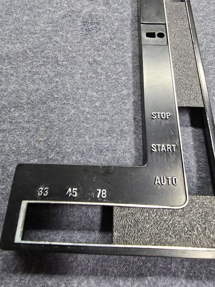 BSR C129R2 Turntable Part - Faceplate Speed, Record Size, Start/Auto/ Off