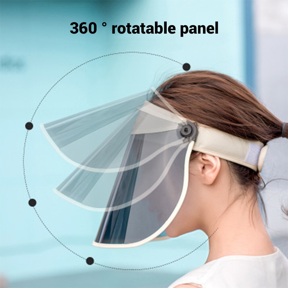 Adjustable Sun 360° Rotation Sun Visor Hat UV Protection Hat Face