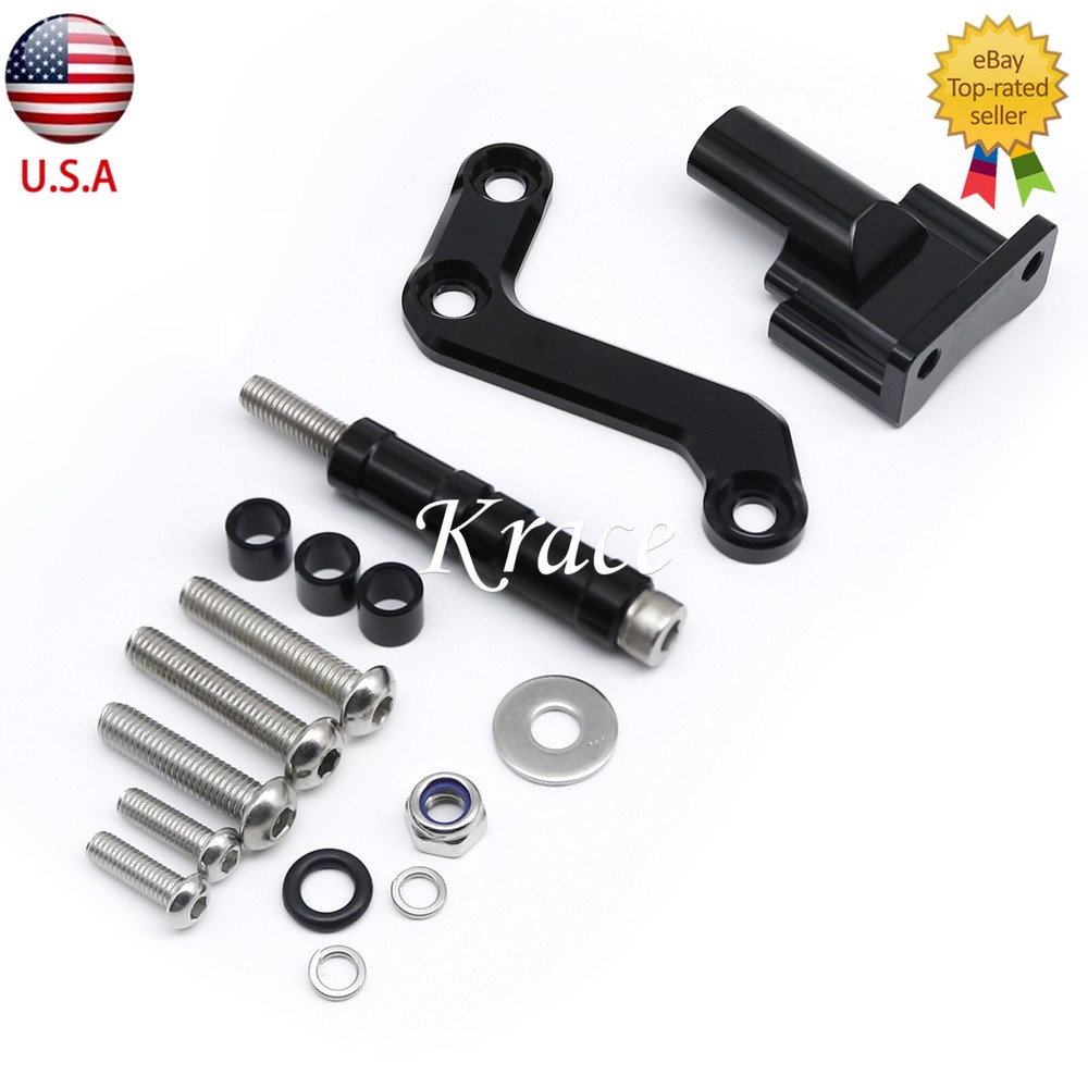 For Yamaha MT03 MT-03 2020-2023 Steering Damper Bracket Mount Kit CNC Shock Gold