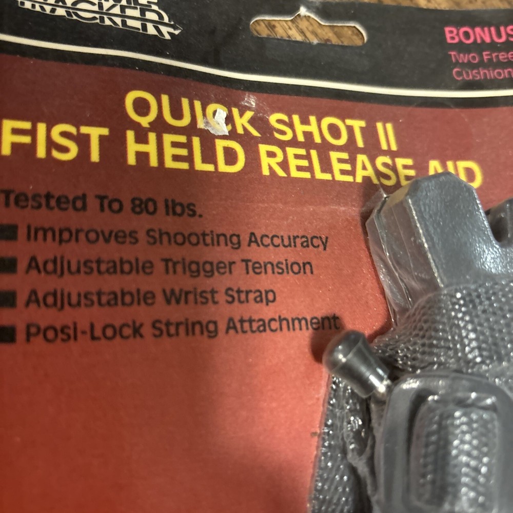 The Game Tracker Bowhunter 80# Release Aid NEW Vintage Adjustable Wrist Strap