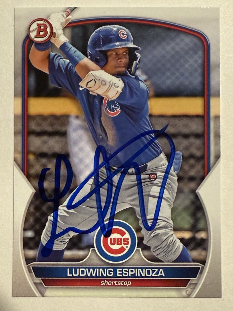 2023 BOWMAN DRAFT LUDWING ESPINOZA IP SIGNED CARD
