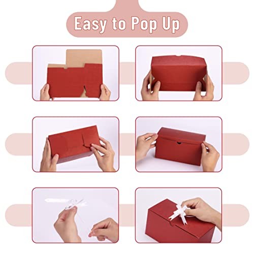 MPFY- Gift Boxes, 10 Pack, 9 X 4.5 X 4.5 Inch, Assorted Color, Gift Boxes with