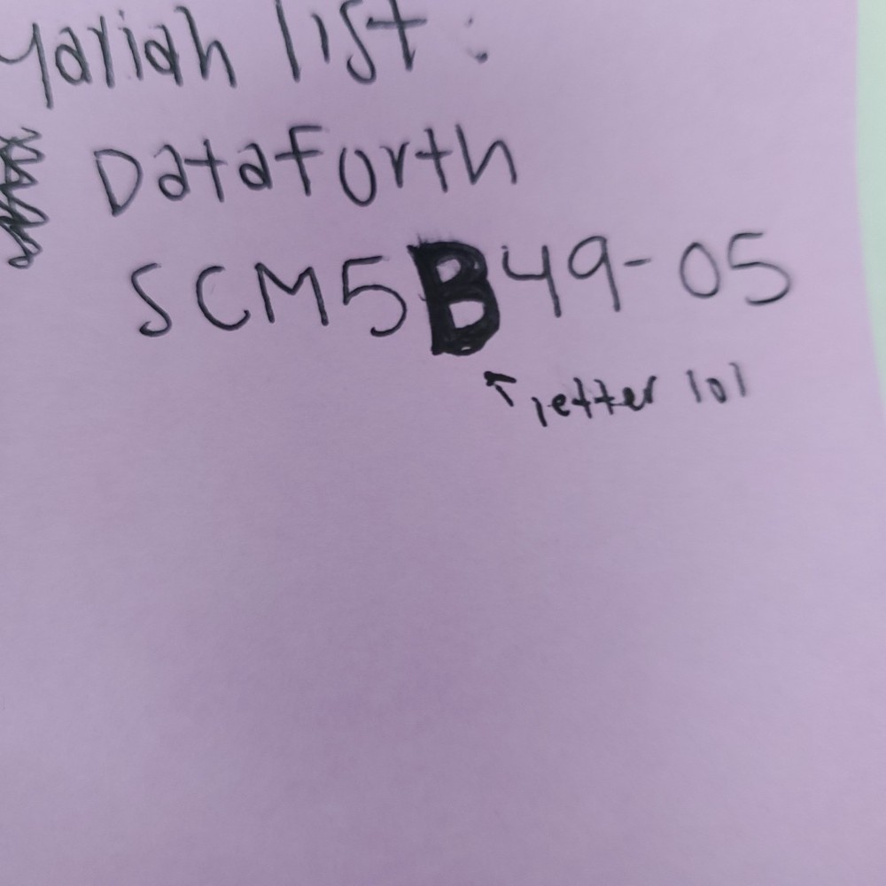 DataForth SCM5B49-05 SCM5B4905 Isolated Voltage Output