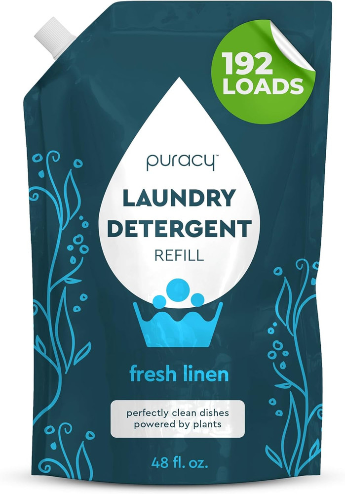 Laundry Detergent Refill - Enzyme-Powered Liquid Laundry Detergent Concentrate,