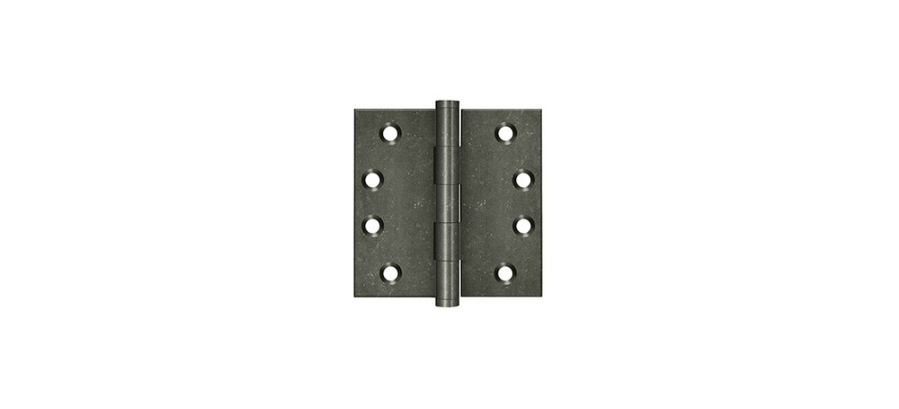 Deltana DSB410WM 4" x 4" Square Hinges White Medium Pair