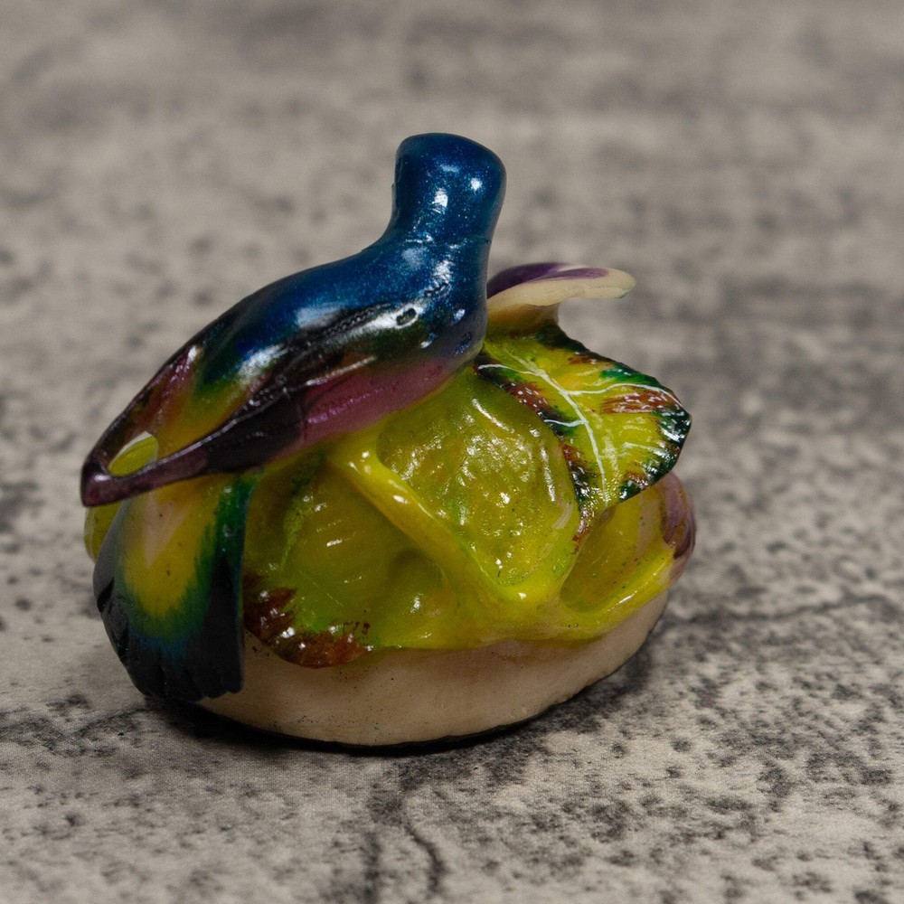 Hummingbird Tagua Carving