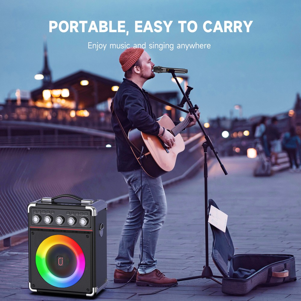 Karaoke Machine Audio with Microphone Portable Bluetooth Speaker Graduation Gift