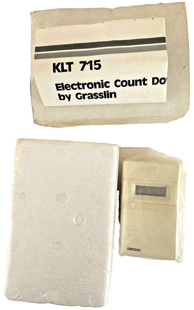 Grasslin KLT 715, Elec Count Down Timer, new (EE1)