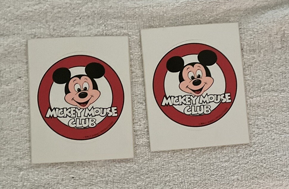 Vintage Mickey Mouse Club Stickers