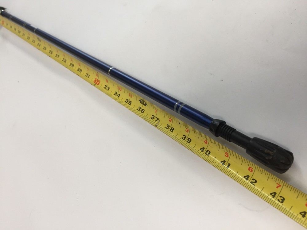 Trekology Folding Single Trekking Hiking Pole Blue