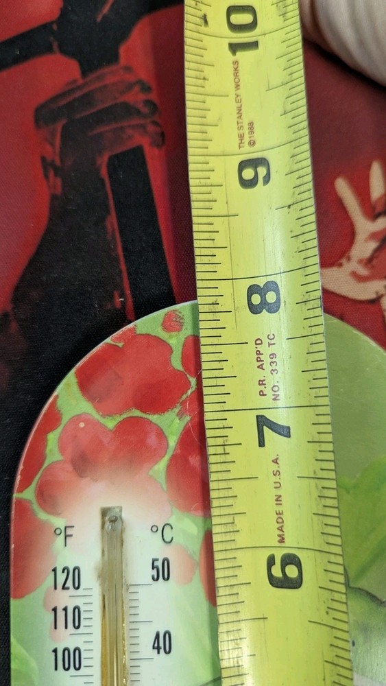 Discontinued Retired Frog Window Thermometer Celsius & Fahrenheit READ!
