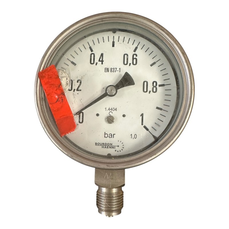 Haenni Bourdon Gauge EN 837-1 / 1.0 Bar 0-1