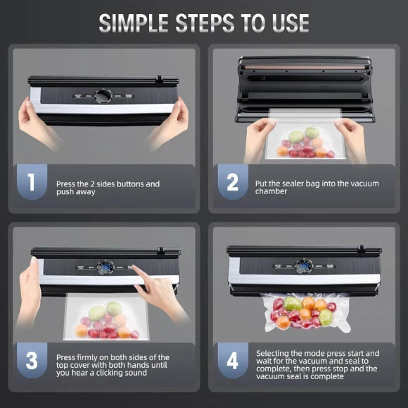 Automatic Vacuum Sealing Machine Small Household Food Packaging Machine