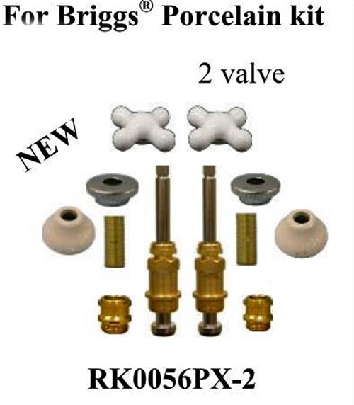 for Briggs Porcelain Kit 2 Valve