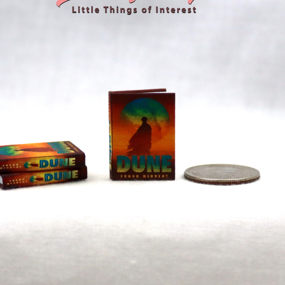 DUNE Miniature 1:12 Scale Illustrated Readable Book