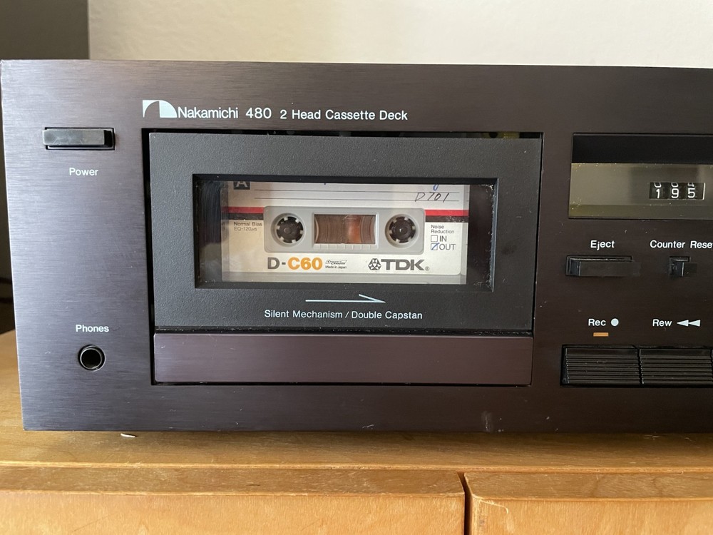 Nakamichi 480 2 head cassette deck