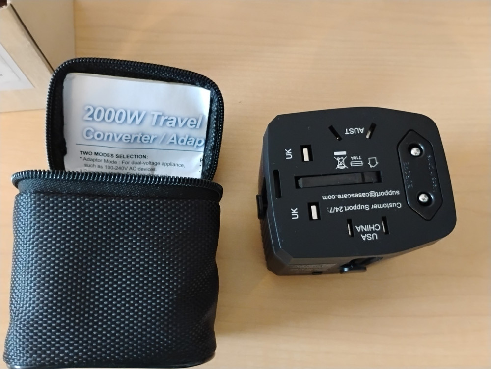 Travel Adapter & Converter 2000W