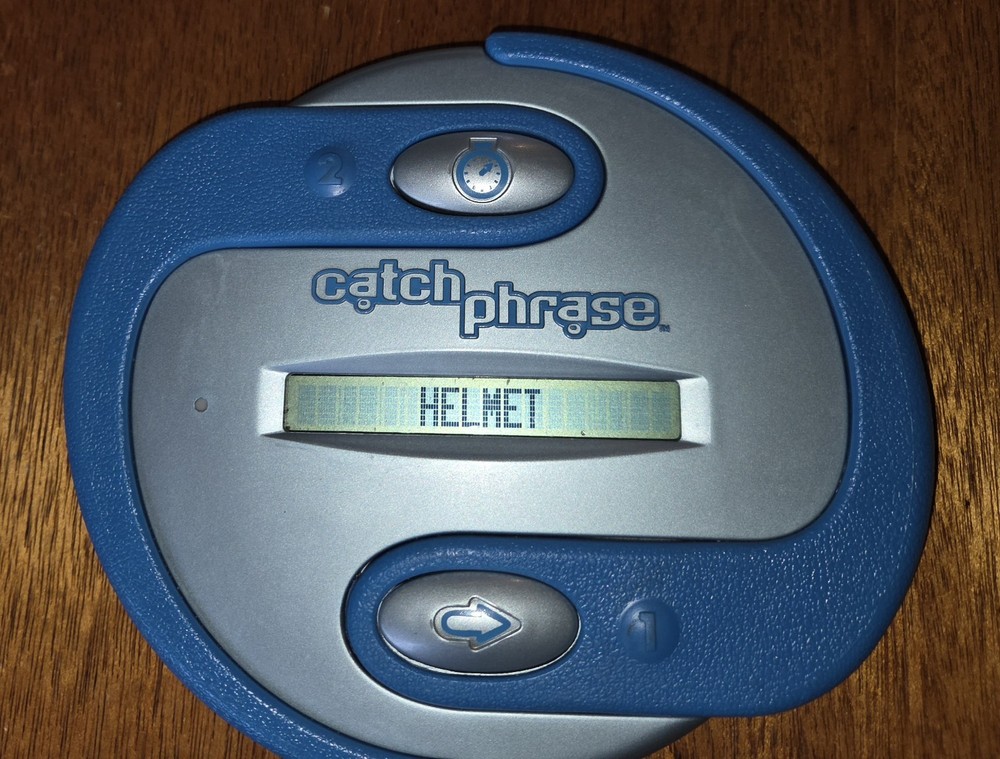 💥Hasbro Catch Phrase Handheld Electronic Game Original 1st Edition 2000 Tested