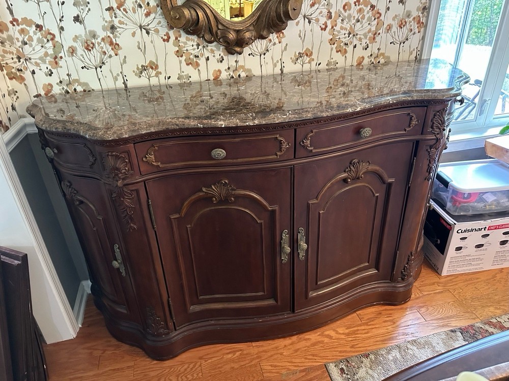 Server Cabinet Marble Top