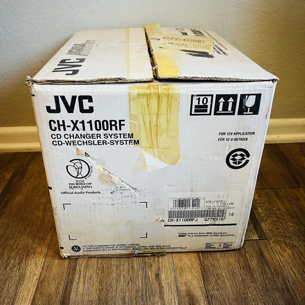 New JVC CH-X1100RF 12 Disc CD Changer System 12V Application