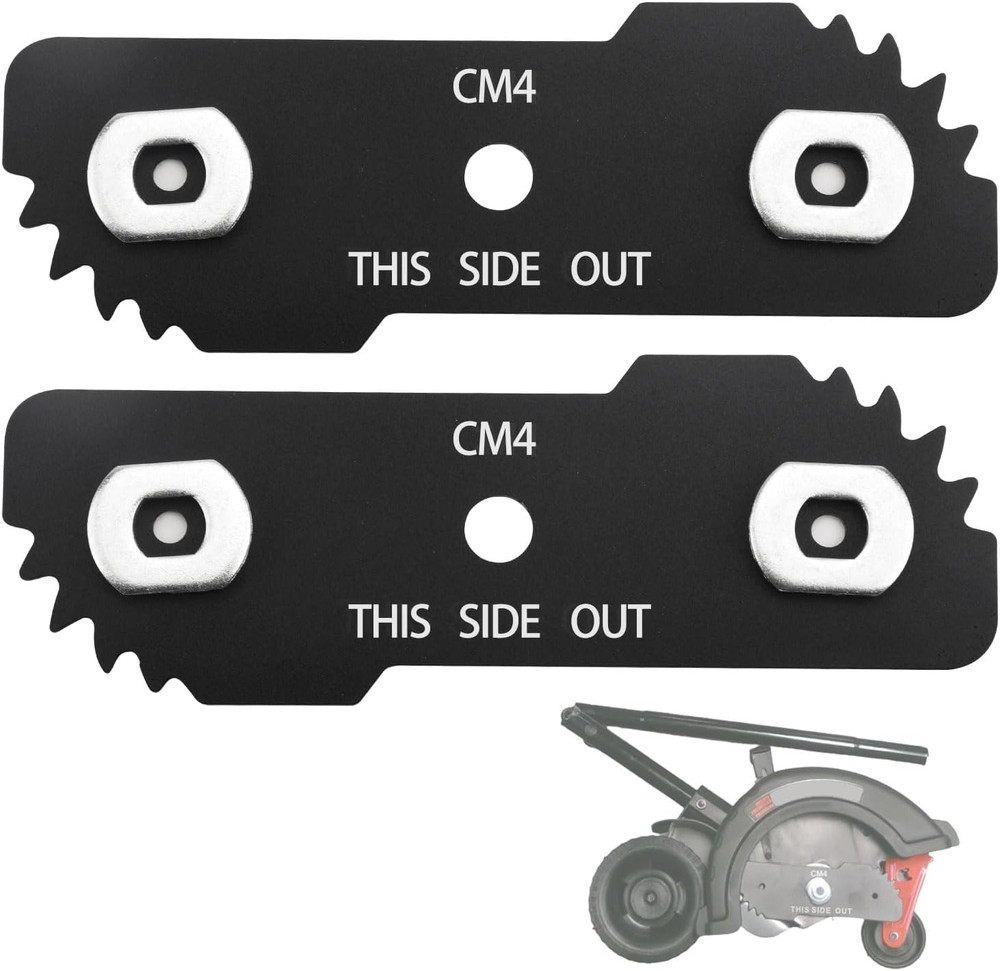 7-1/2" EB-007 Edge Hog Heavy-Duty Edger Replacement Blades, Compatible with Blac