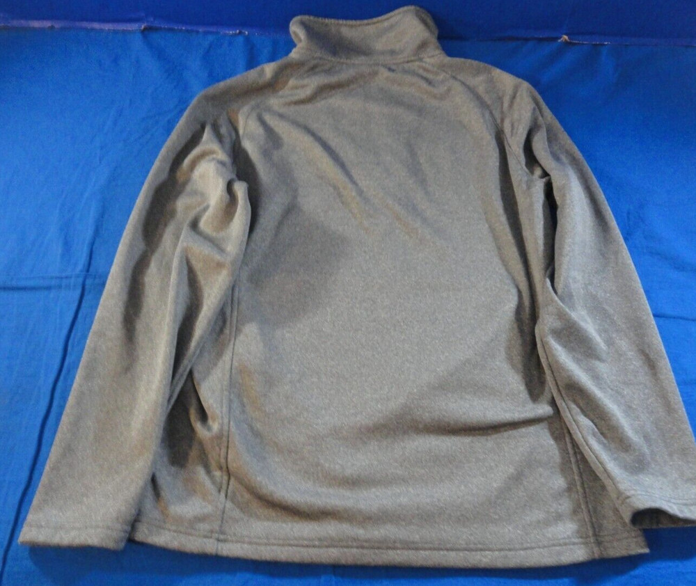 USAF AIR FORCE PREP GRAY QUARTER ZIP PULLOVER LIGHTWEIGHT ATHLETIC SWEATER S