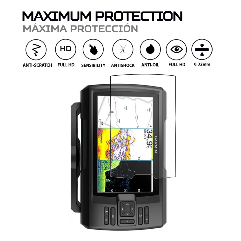 ANTISHOCK Screen protector for Garmin STRIKER Vivid 7cv
