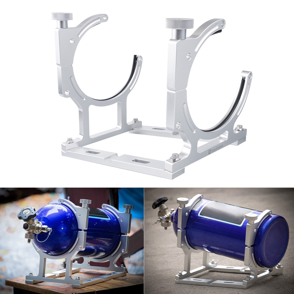 7" Nitrous Oxide Single Bottle Holder Mounting Brackets For Cadillac Escalade