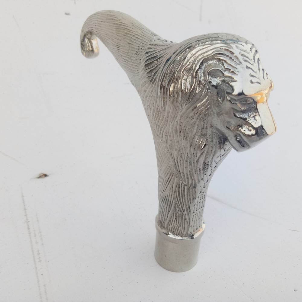 Brass Lion Handle for Antique Designer Handle Walking Cane working gift