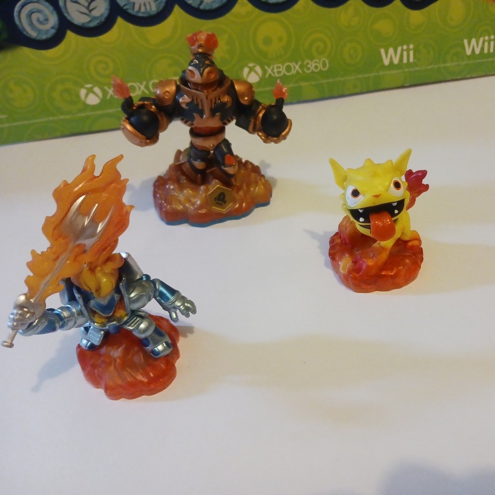 Skylanders Characters Bundle Lot Of 3 XBox T1-031