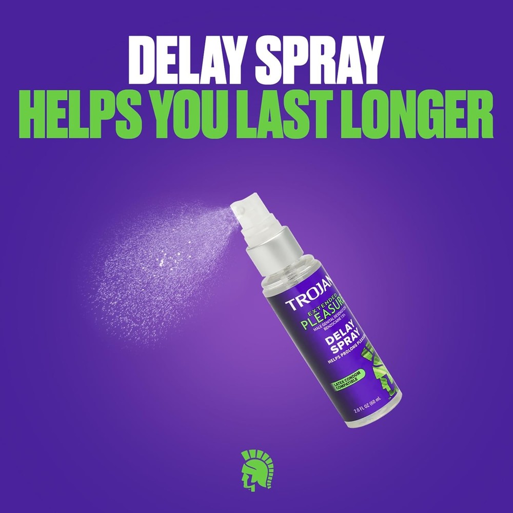 Extended Pleasure Delay Spray for Men, 2.0 Fl Oz.