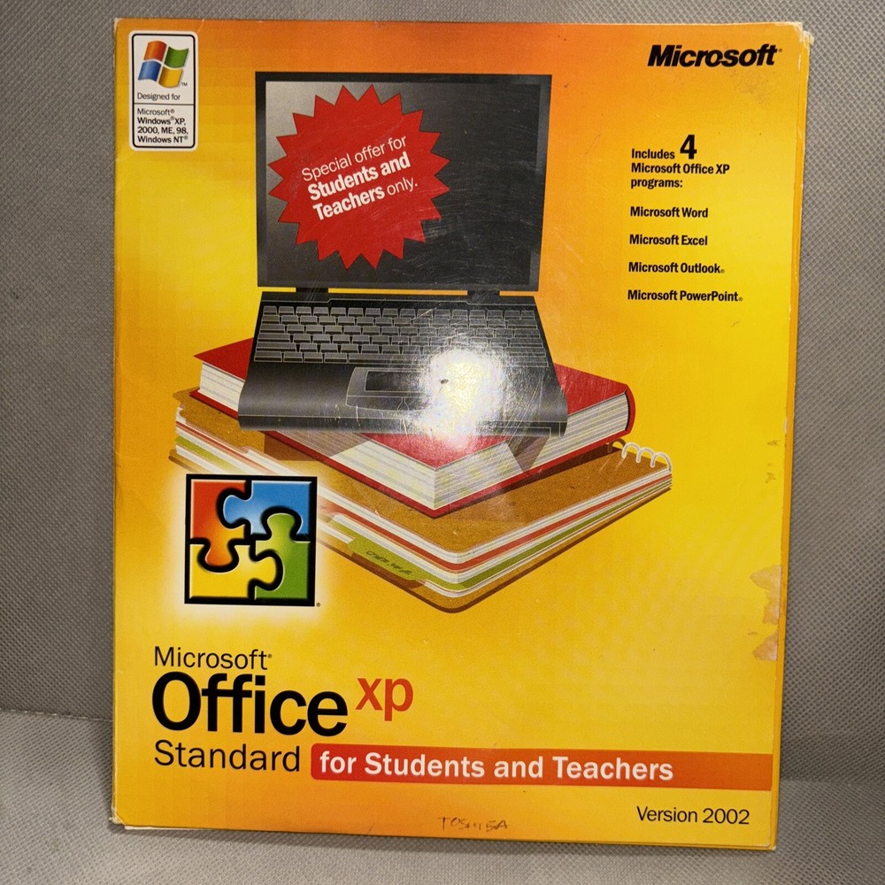 Microsoft  Office Xp Standard For Students And Teachers 2002 Version for Windows