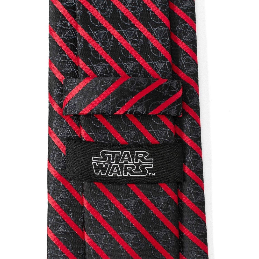 Star Wars Darth Vader Red and Black Striped Tie