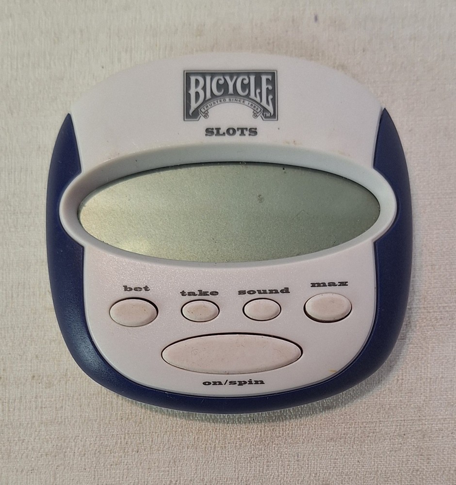 Techno Source Bicycle Slots Handheld Electronic Game Toy Needs New Battery