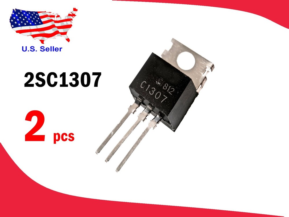 2SC1307 (2 pcs) NPN bipolar junction transistor (BJT)